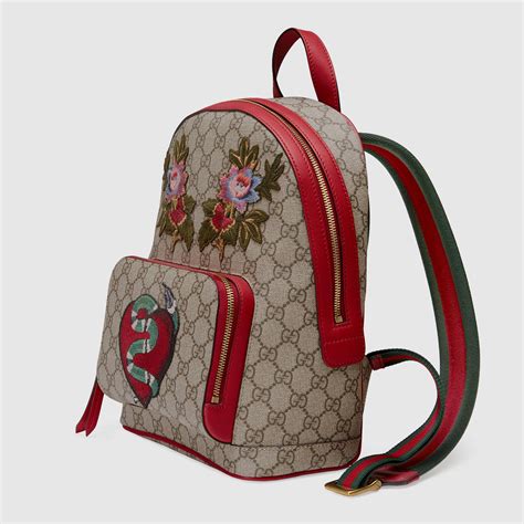 backpack gucci mujer|gucci backpacks women.